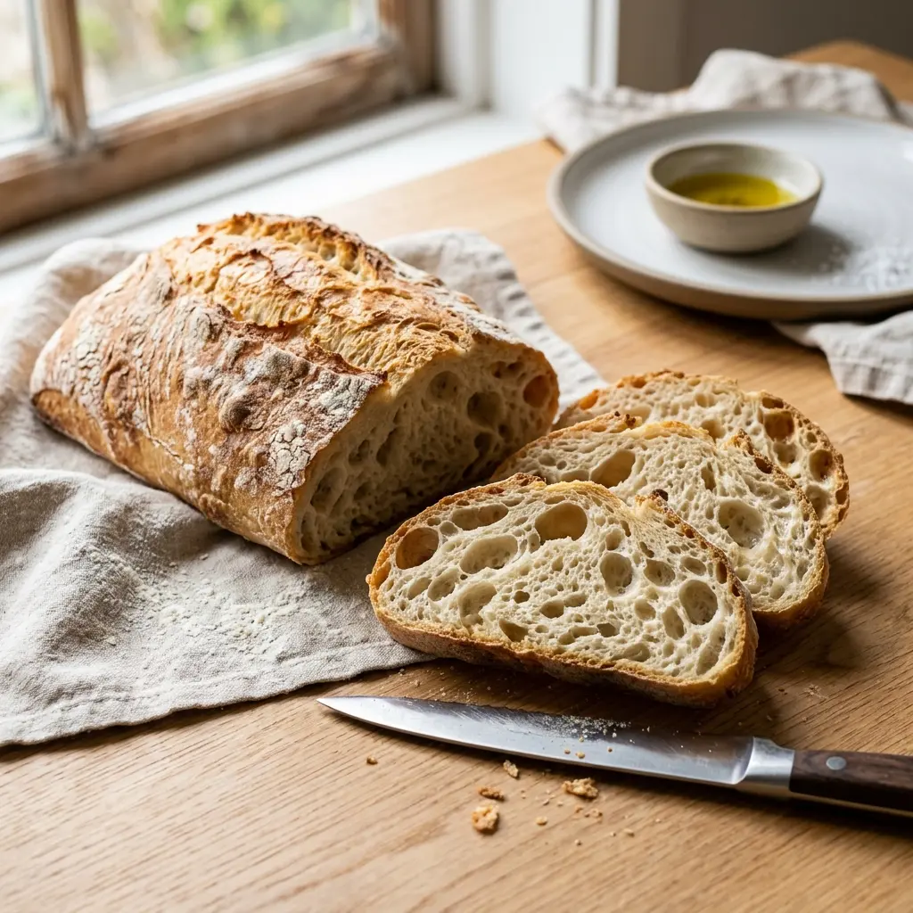 Foto e Ciabatta gati për servirje
