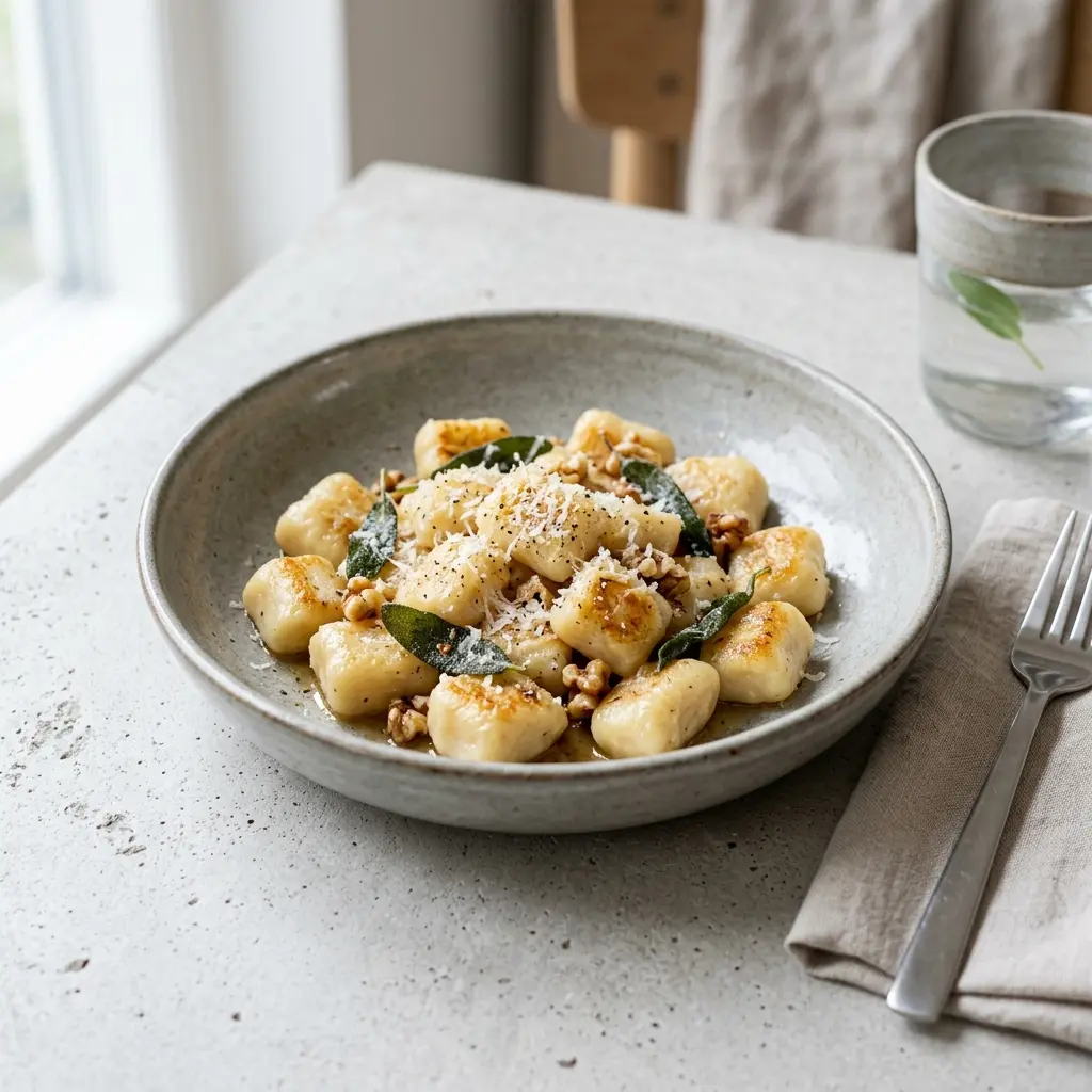 Foto e Gnocchi shtëpie gati për servirje