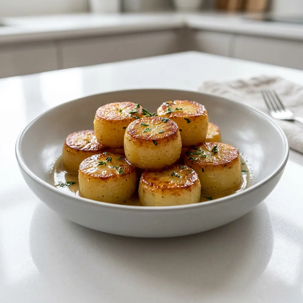 Foto e Patate fondant gati për servirje